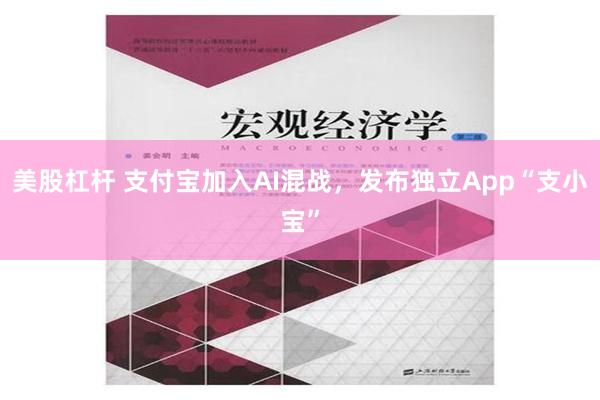 美股杠杆 支付宝加入AI混战，发布独立App“支小宝”