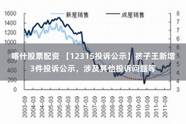 喀什股票配资 【12315投诉公示】孩子王新增3件投诉公示，涉及其他投诉问题等