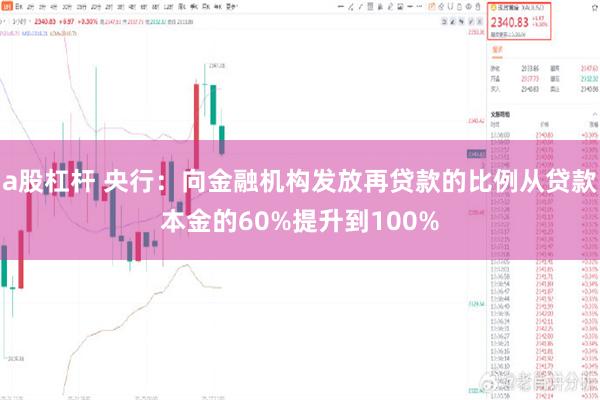 a股杠杆 央行：向金融机构发放再贷款的比例从贷款本金的60%提升到100%