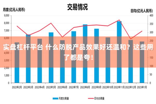 实盘杠杆平台 什么防脱产品效果好还温和？这些用了都是夸！